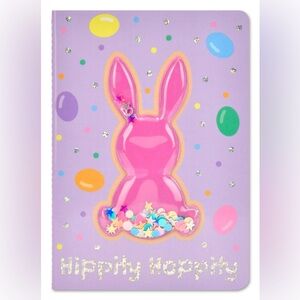 GIRLS GLITTER BUNNY JOURNAL